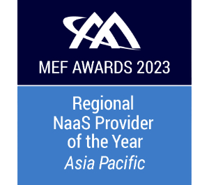 Mef awards 2023 regional NaaS provider of the year asia pasific