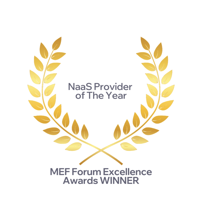 NaaS Provider of the year MEF Forum Excellence Awards WINNER