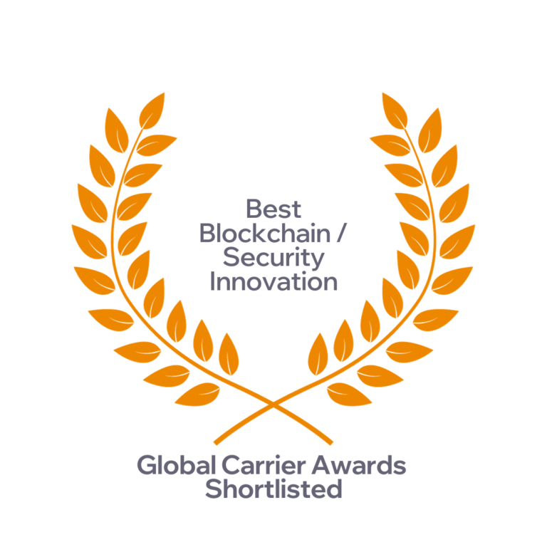 Best Blockchain Security innovation GLobal carrier awards