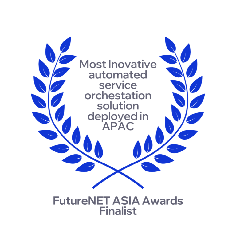 Most Innovative automated Service orchestation solution deployed in APAC Futurenet asia awards finalist